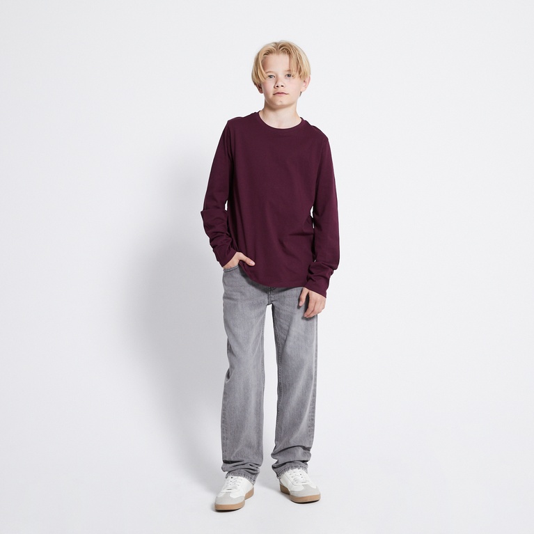 Long sleeve tee "Kim" Light Burgundy